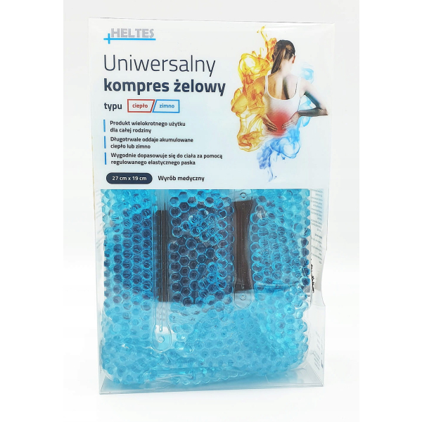 Okład zimno-ciepło z regulacją wygody – Dopasowanie do ciała 27x19 cm